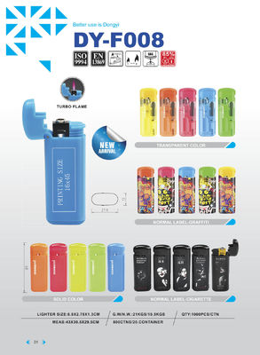 Конфигурация Dongyi Classic Torch Flip Windproof Gas Lighter Dy-F008