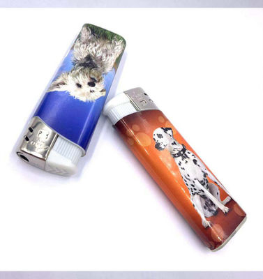 Прозрачный одноразовый сигаретный зажигалка из пластика