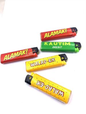 Кухонный огонь одноразовый каменный газовый зажигалка с пользовательским логотипом Бутановый газовый кремневой зажигалка