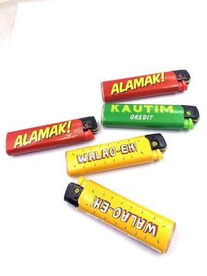 Кухонный огонь одноразовый каменный газовый зажигалка с пользовательским логотипом Бутановый газовый кремневой зажигалка