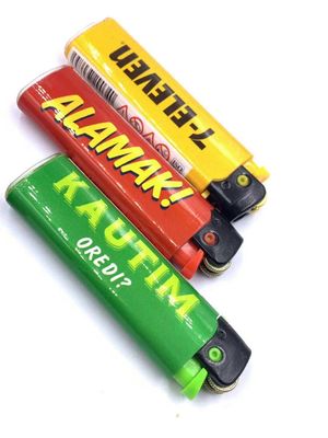 Кухонный огонь одноразовый каменный газовый зажигалка с пользовательским логотипом Бутановый газовый кремневой зажигалка