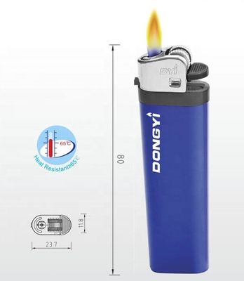 8.0*2.37*1.18 см Пять цветов Пластмассовый газовый флинтовый зажигалка с черной головой