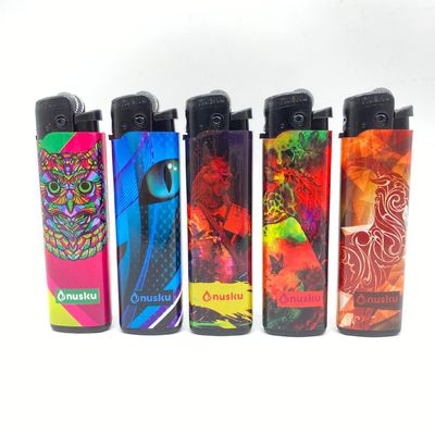 Оригинальный Новейший Пополняемый или одноразовый Клинт Матч PE Label Lighter одноразовый стиль
