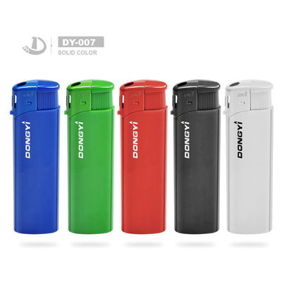 Модель No DY-007 Dongyi Rubber Color Cigarette Electronic Lighter с пятицветным факелом