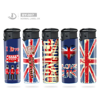 Модель No DY-007 Dongyi Rubber Color Cigarette Electronic Lighter с пятицветным факелом