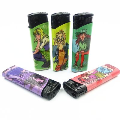 81.1*24.5*11.5mm EUR Классическая модная электрическая газовая зажигалка DY-026 Huan Dongyi