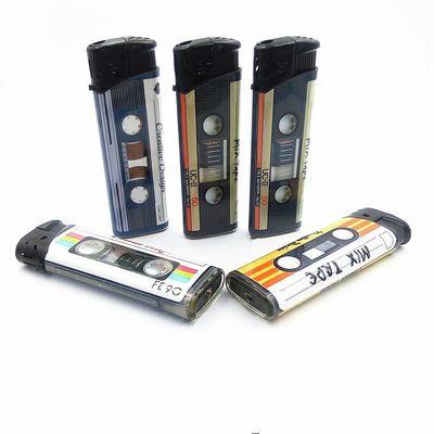 Настройка Электрический газовый зажигалка DY-026 EUR стиль Классическая мода Piezo 81.1*24.5*11.5 мм