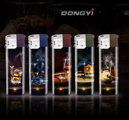 Материал POM Кухонный газ Электронный пластиковый зажигалка для высокой эффективности печати
