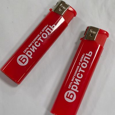 Чёрный резиновый цвет Пластиковый электронный зажигалка для стройного дизайна