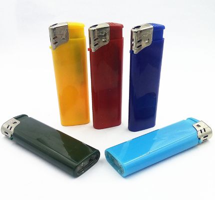 Настройка зажигалки электронный пластиковый зажигалка пять цветов газа