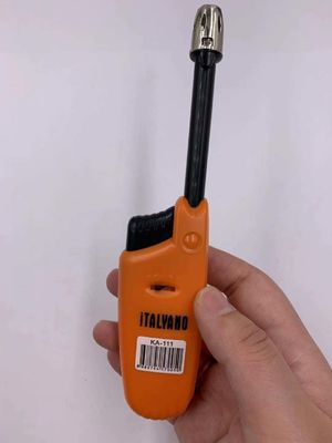 11.87*2.08*3.73cm Заполняемая алюминиевая кухонная зажигалка для барбекю с сертификацией ISO22702