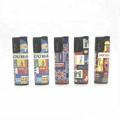Ветроустойчивый турбопламенный зажигалка с формой Flip Customized Request Model NO. DY-F001