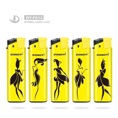 Dongyi Customized Label Windproof Gas Lighter EUR Стандарт ISO99994 DY-F013 Настройка