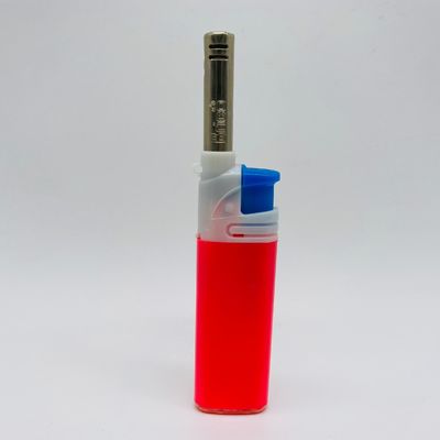 Логотип клиента Заполняемая электрическая зажигалка Бутановый газовый факел Огонь охлаждающий ISO 9994 Специальный свеча BBQ зажигалка