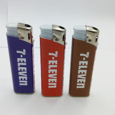 Пластмассовый уникальный дизайн Custom Logo Сигаретный зажигалка Электронная свеча зажигалка