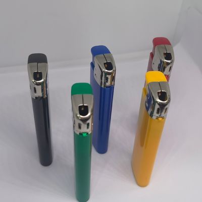 Dy-055 Стильный переполняемый пластиковый электронный газовый зажигалка с настройкой ISO9994