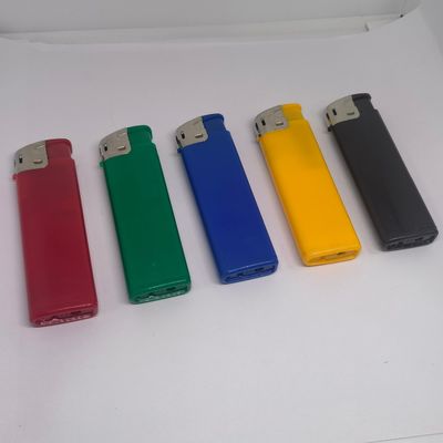 Dy-055 Стильный переполняемый пластиковый электронный газовый зажигалка с настройкой ISO9994