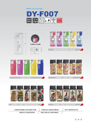 Dongyi Classic EUR Style Windproof Gas Lighter DY-F007 для настройки как продукта