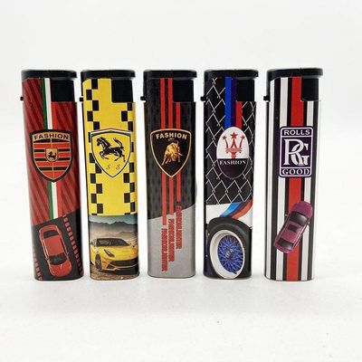 Электрический зажигалка наполняемая маркировка сигаретный зажигалка модель No DY-F028 7.88*2.1*1.1CM
