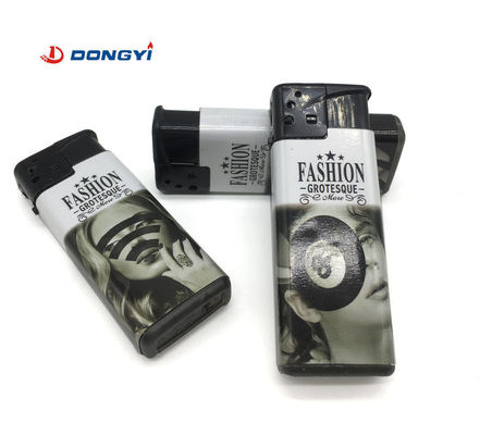 Одноразовый электрический ветроустойчивый зажигалка для EUR и USB настройка классическая мода