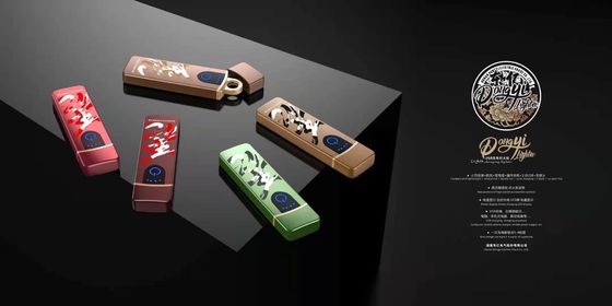 Экологически чистый USB перезаряжаемый вольфрамовый электронный зажигалка с пользовательским логотипом изображения