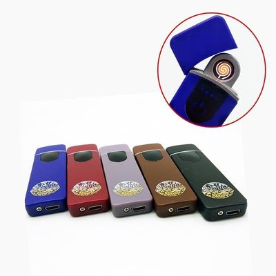 Экологически чистый USB перезаряжаемый вольфрамовый электронный зажигалка с пользовательским логотипом изображения
