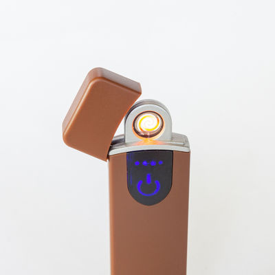 USB заряжаемая зажигалка Наш пластиковый USB ветроустойчивый зажигалка